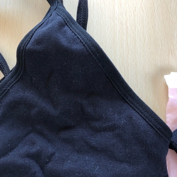 NWOT Seamless Black Bralette & Thong Set      Sz Large - Picture 5 of 7